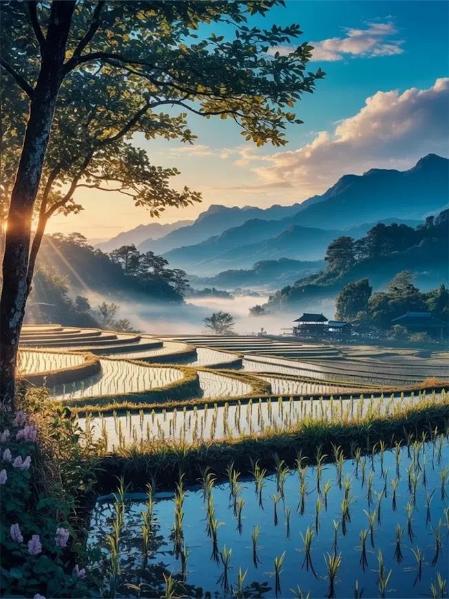 Pintar por Números - Campos de serenidad, foto 2