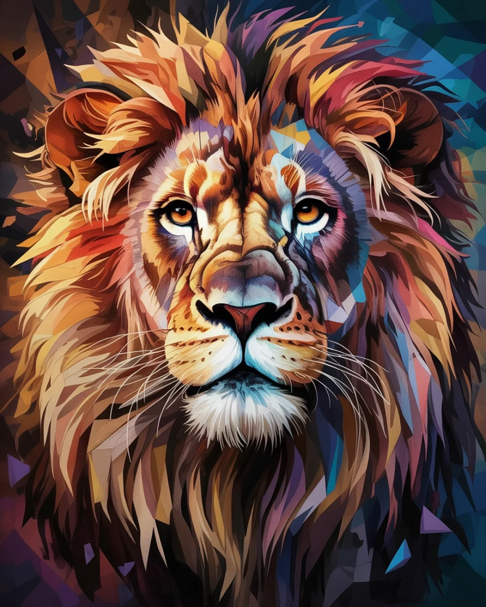 Pintar por Números - Constelación - Leo, foto 2
