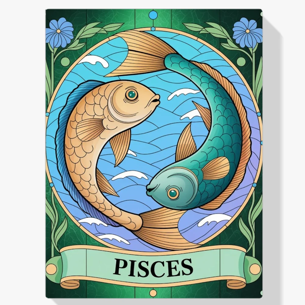 Pintar por Números - Constelación - Piscis