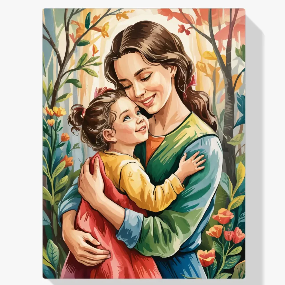 Pintar por Números - El abrazo de una madre