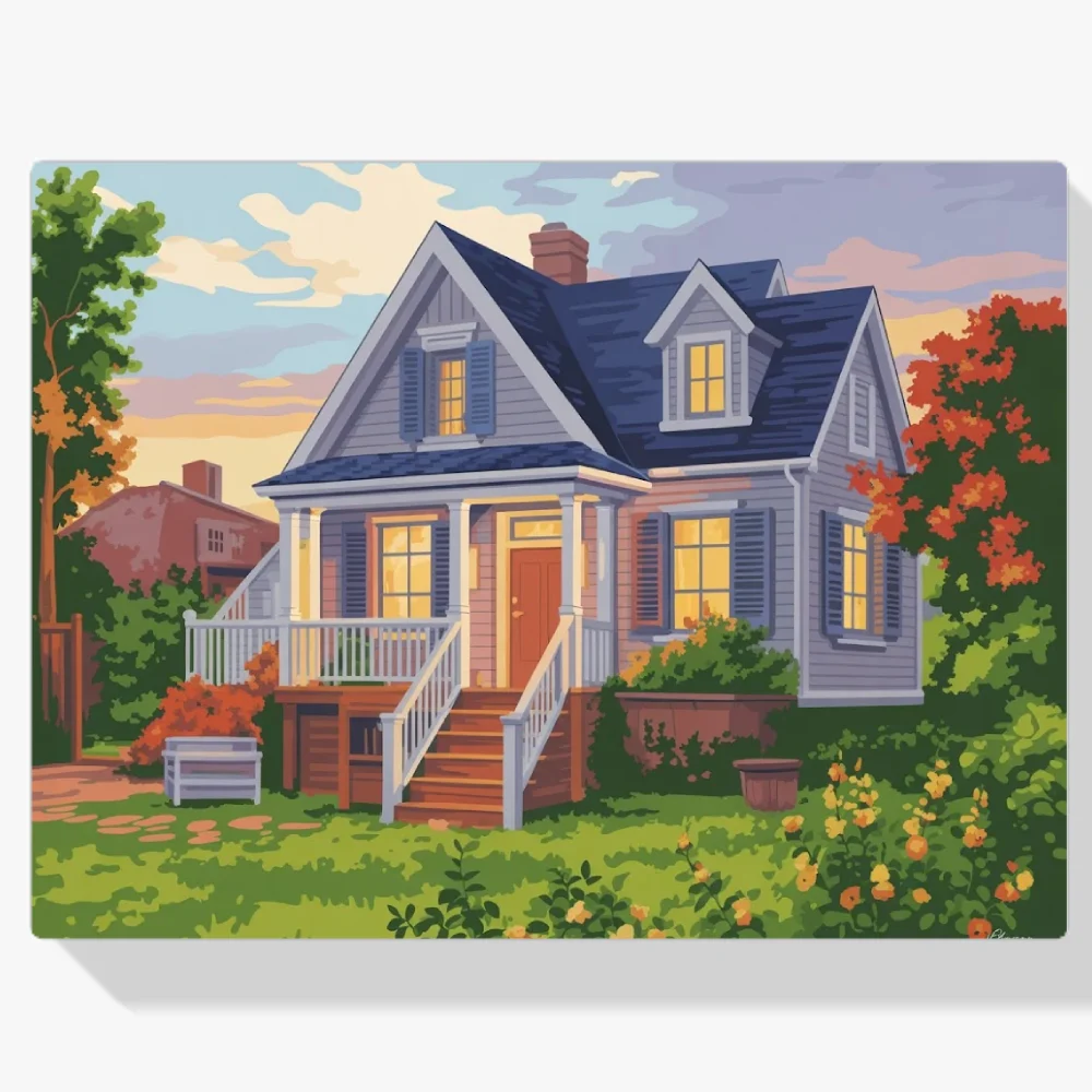 Pintar por Números - El abrazo del hogar