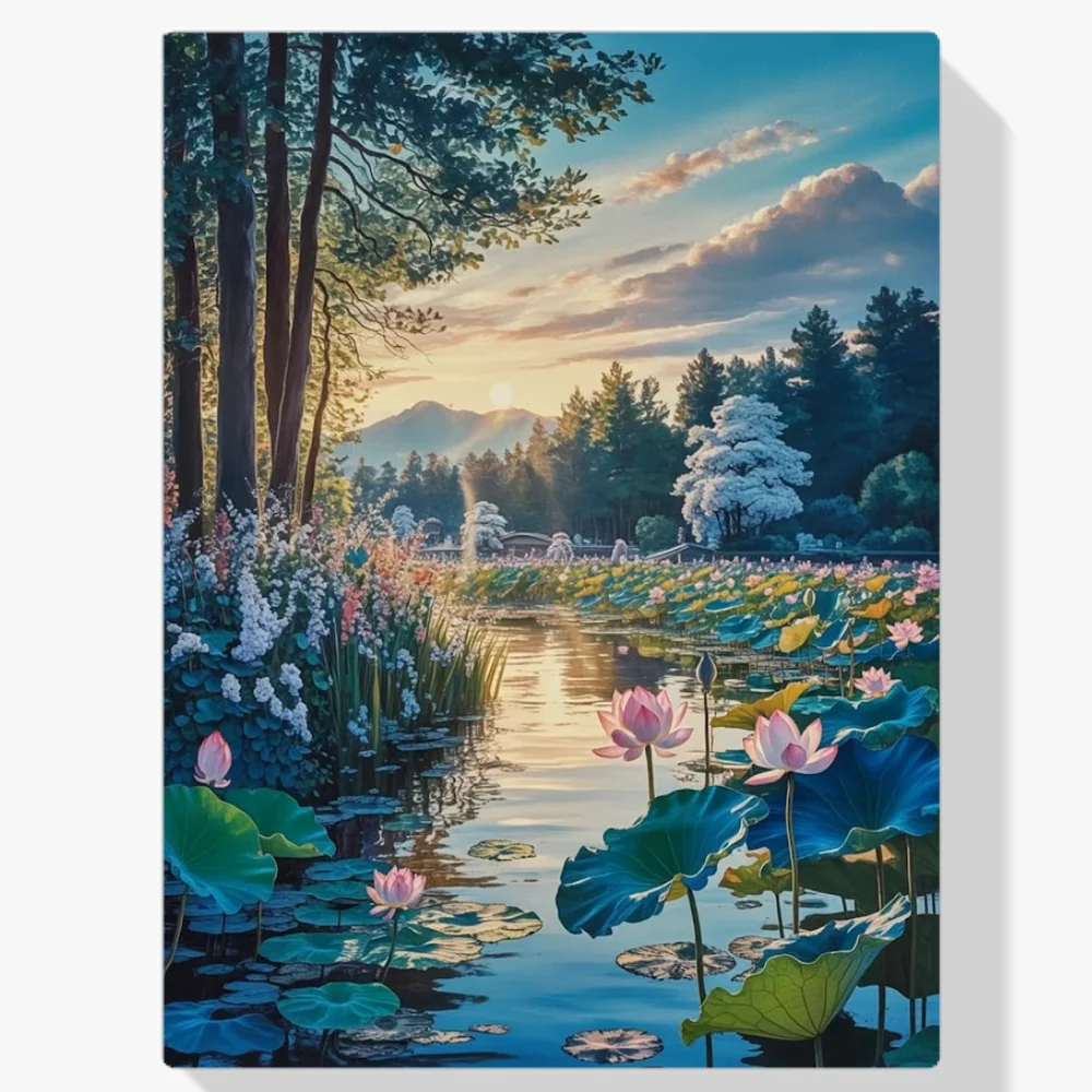 Pintar por Números - El despertar del estanque de lotos