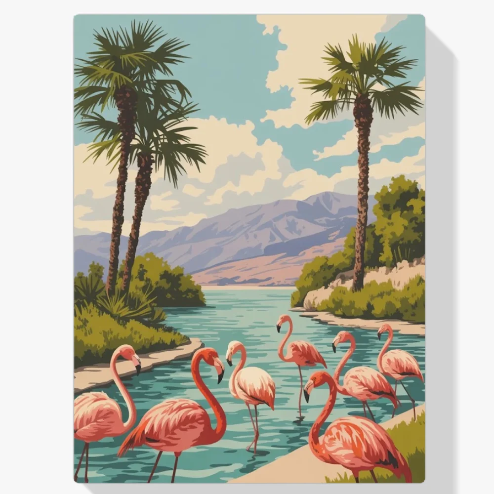 Pintar por Números - Fiesta de flamencos