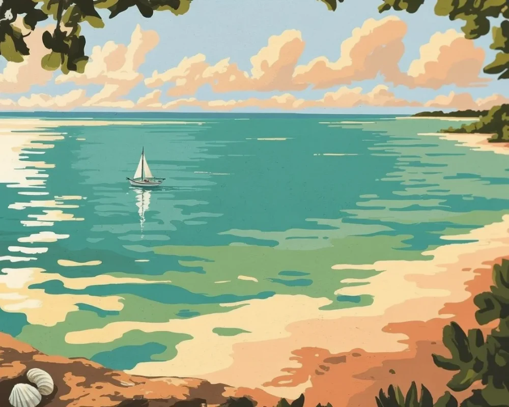 Pintar por Números - Horizonte tranquilo, foto 2