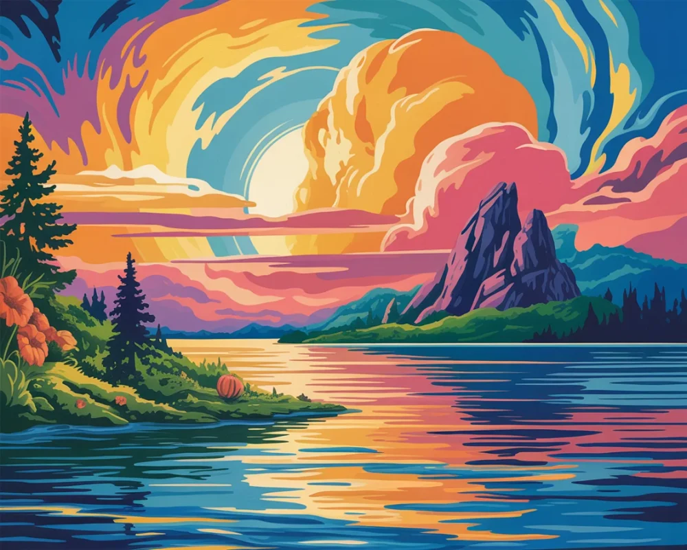 Pintar por Números - Picos luminosos, foto 2