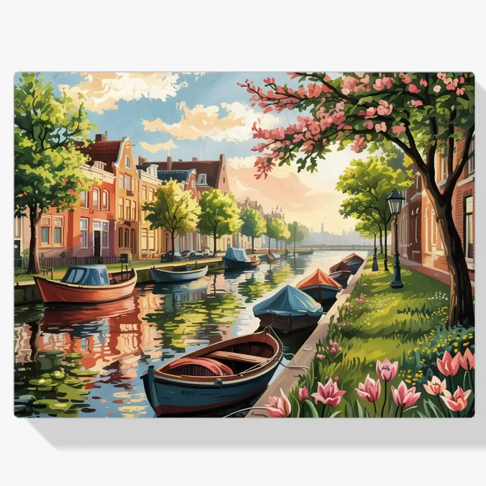 Pintar por Números - Primavera en Ámsterdam V2