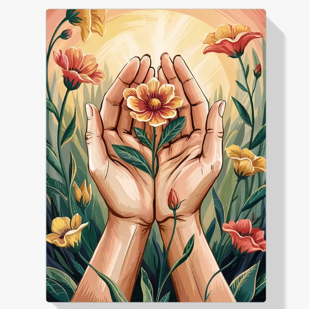 Pintar por Números - Sus manos gentiles