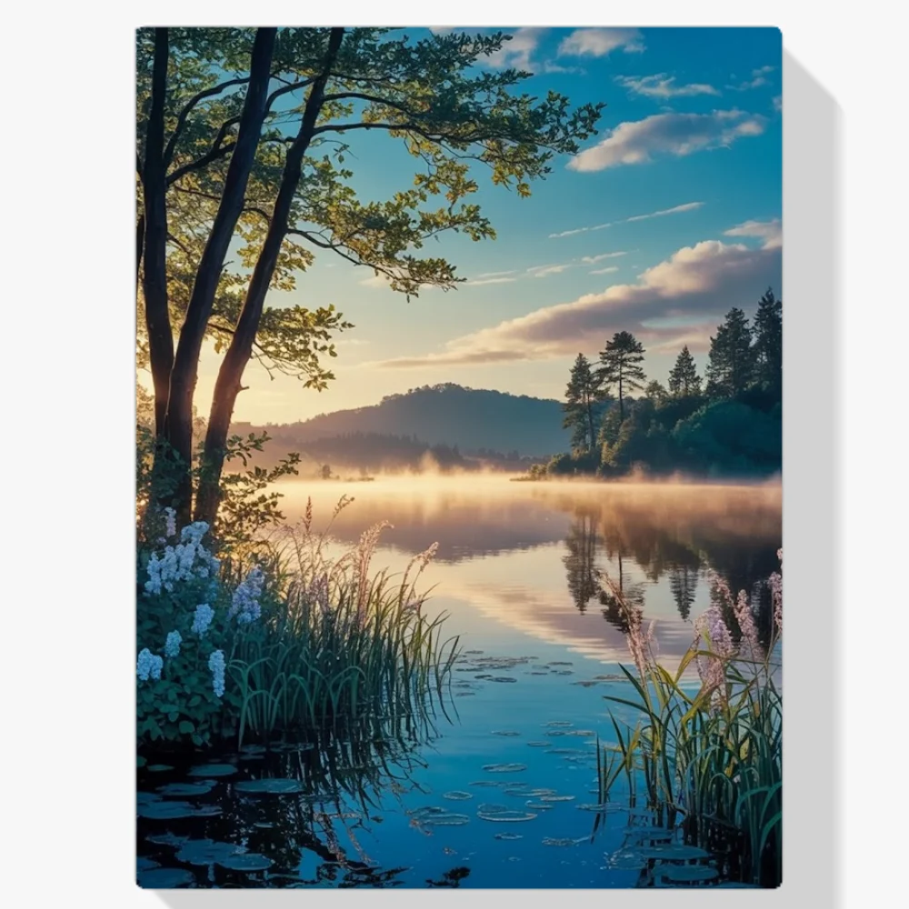 Pintar por Números - Susurros del lago matutino