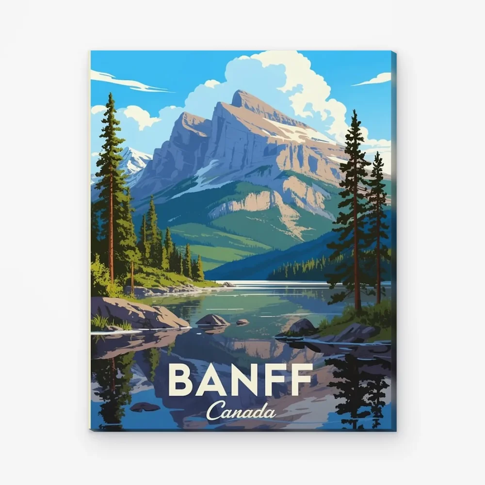 Pintar por Números - Banff, Canadá