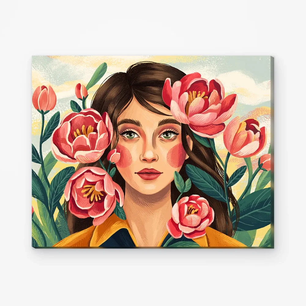 Pintar por Números - Belleza floreciente