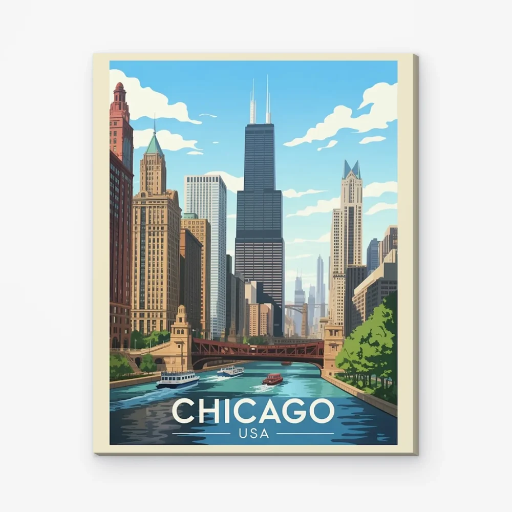 Pintar por Números - Chicago, EE. UU