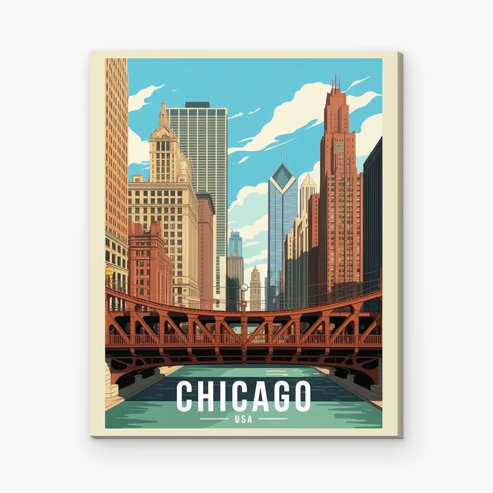 Pintar por Números - Chicago, EE. UU_V2