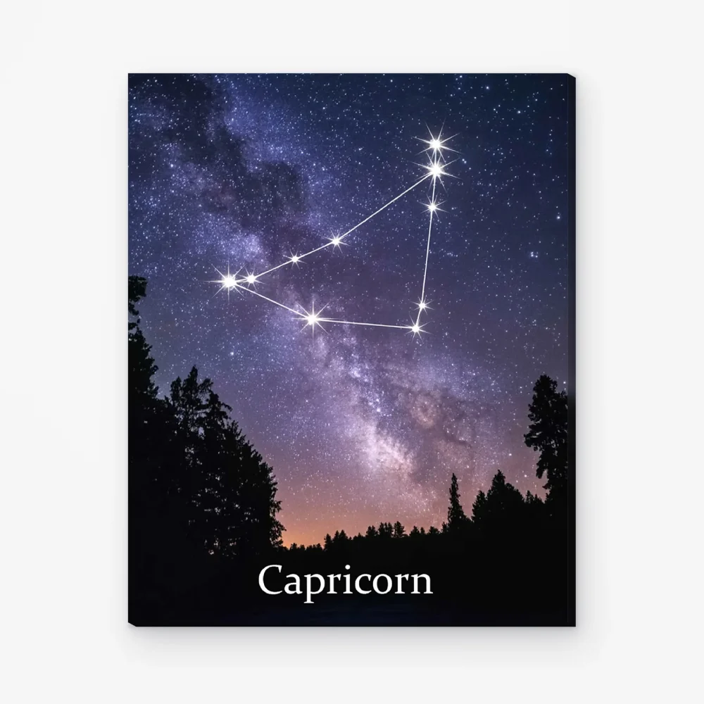 Pintar por Números - Constelación - Capricornio en la Vía Láctea