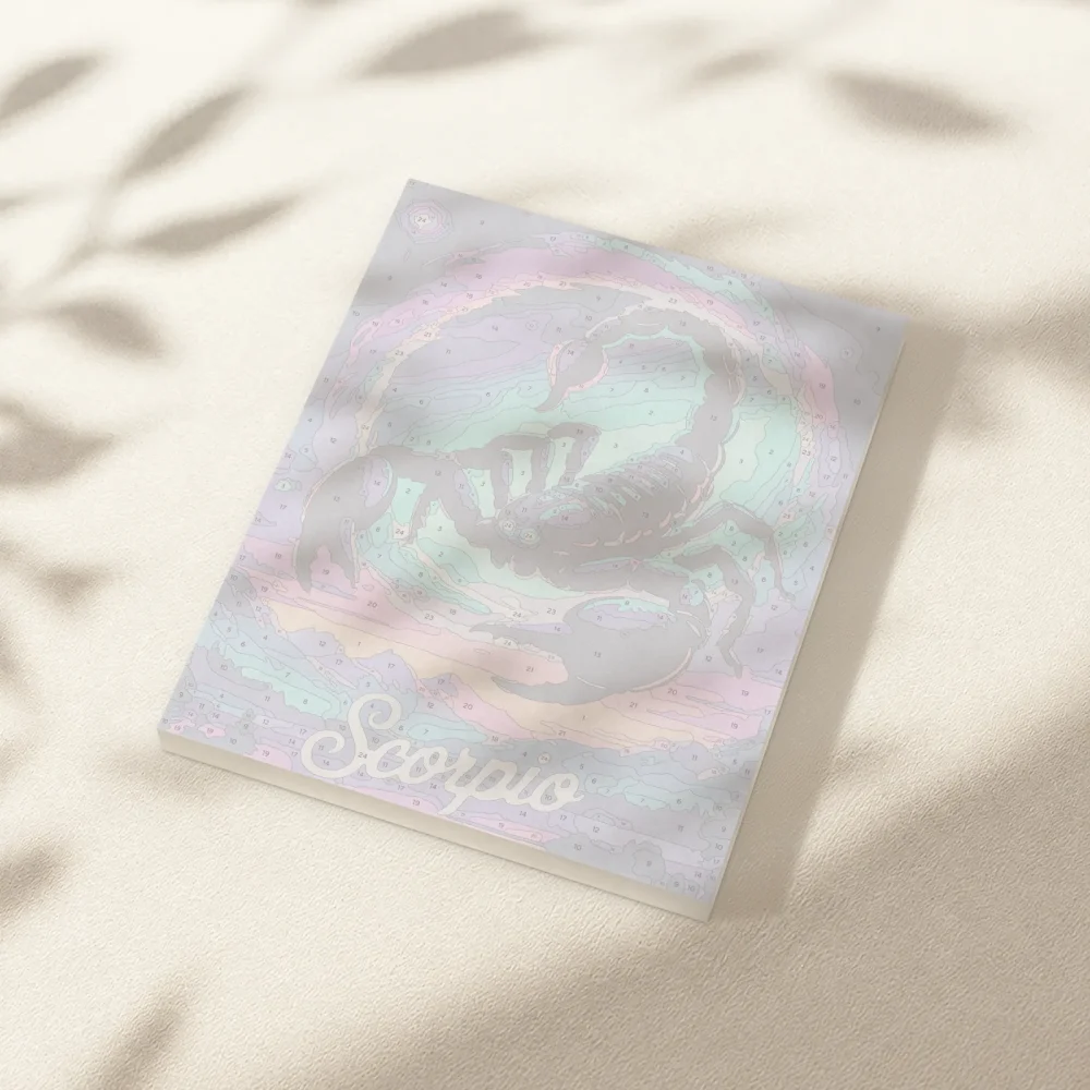 Pintar por Números - Constelación - Escorpio violeta