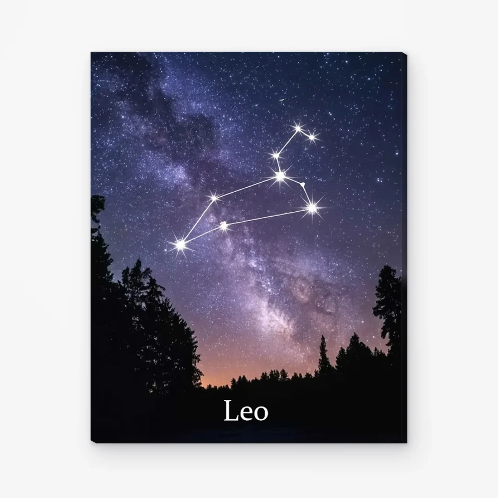 Pintar por Números - Constelación - Leo en la Vía Láctea