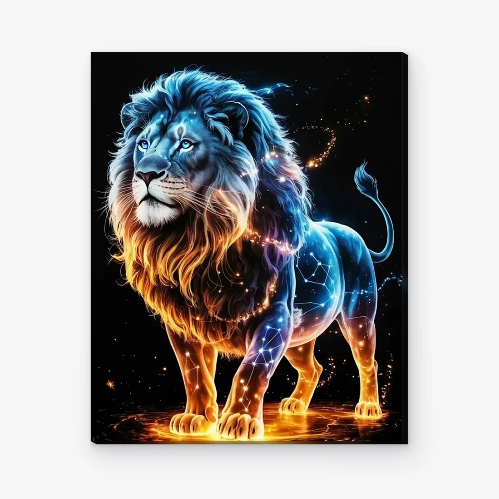 Pintar por Números - Constelación - Leo cósmico