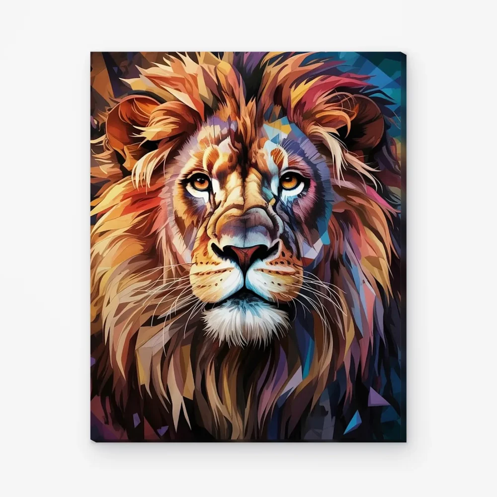 Pintar por Números - Constelación - Leo multicolor
