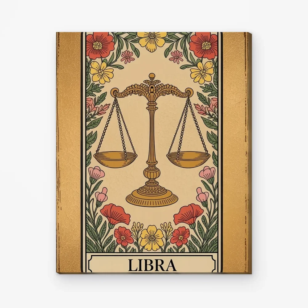 Pintar por Números - Constelación - Libra estilo tarot