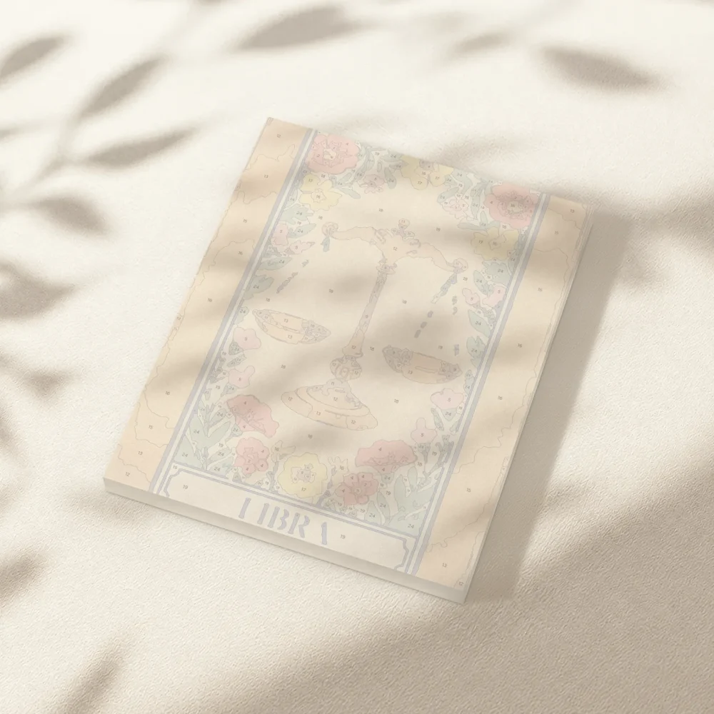 Pintar por Números - Constelación - Libra estilo tarot