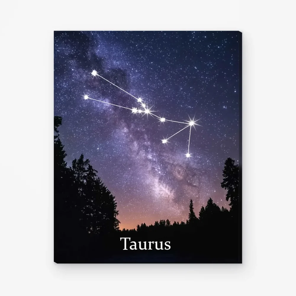 Pintar por Números - Constelación - Tauro en la Vía Láctea