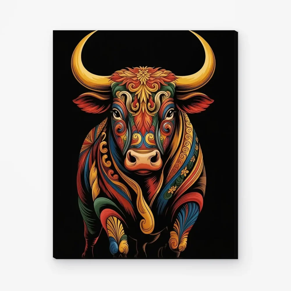 Pintar por Números - Constelación - Tauro multicolor