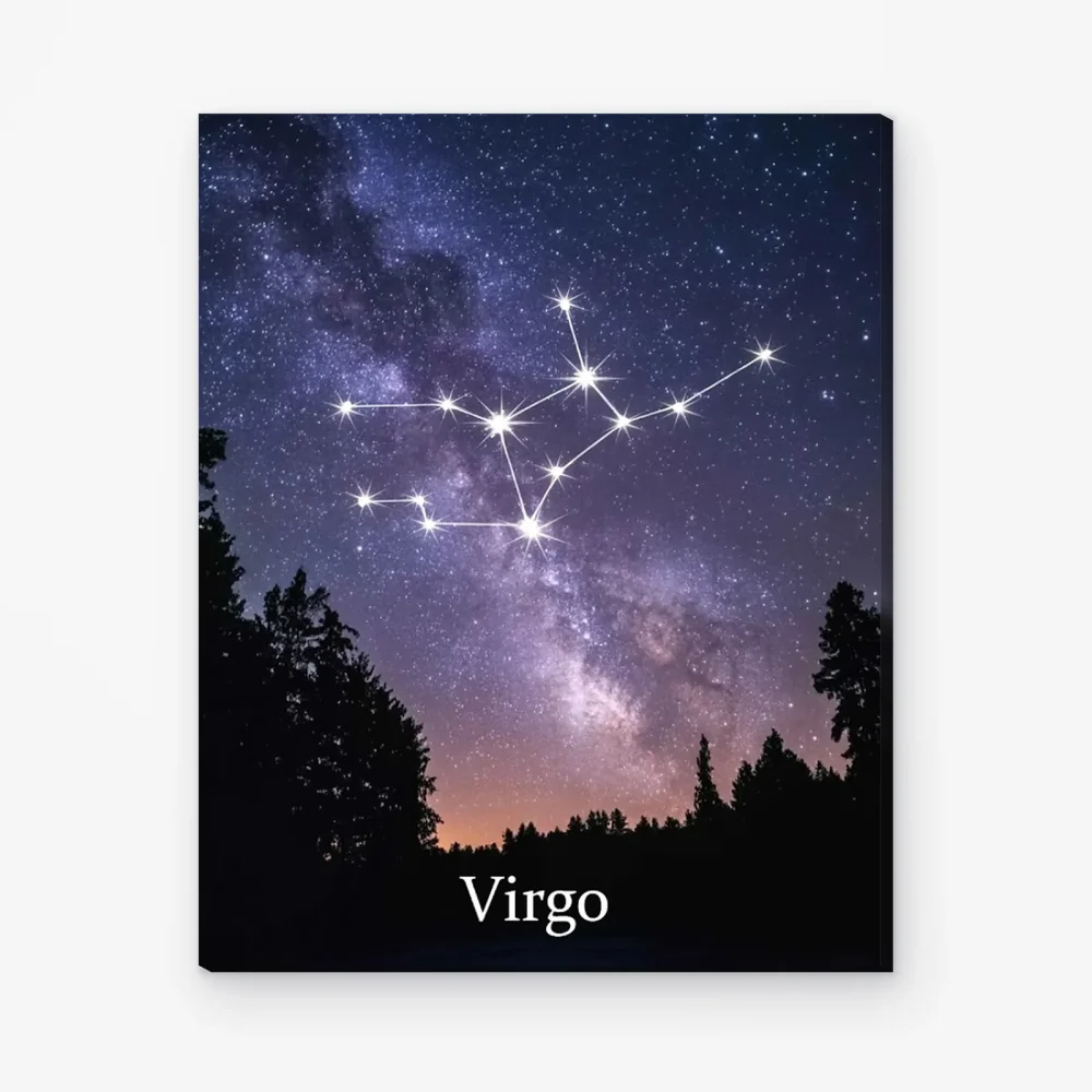 Pintar por Números - Constelación - Virgo en la Vía Láctea