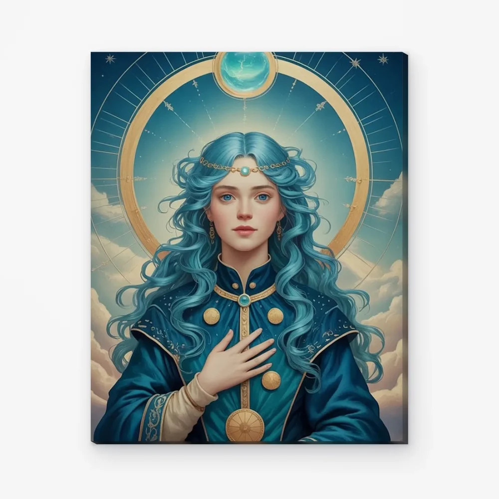 Pintar por Números - Constelación - Virgo celestial