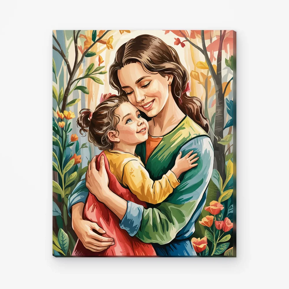 Pintar por Números - El abrazo de una madre