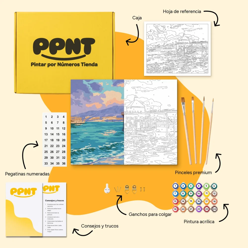 Pintar por Números - El muelle secreto
