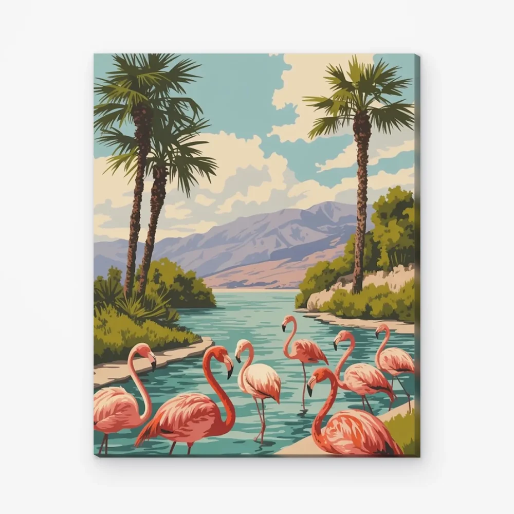 Pintar por Números - Fiesta de flamencos