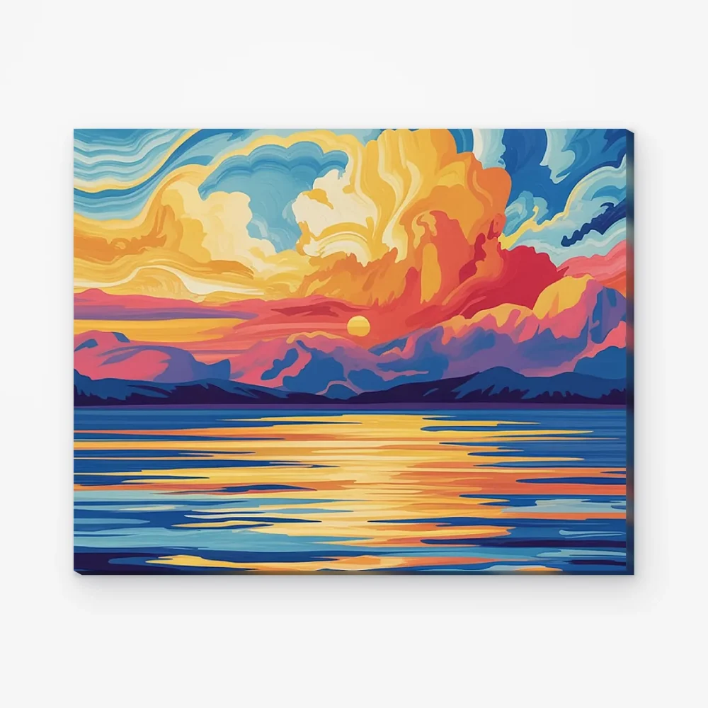 Pintar por Números - Horizonte cálido