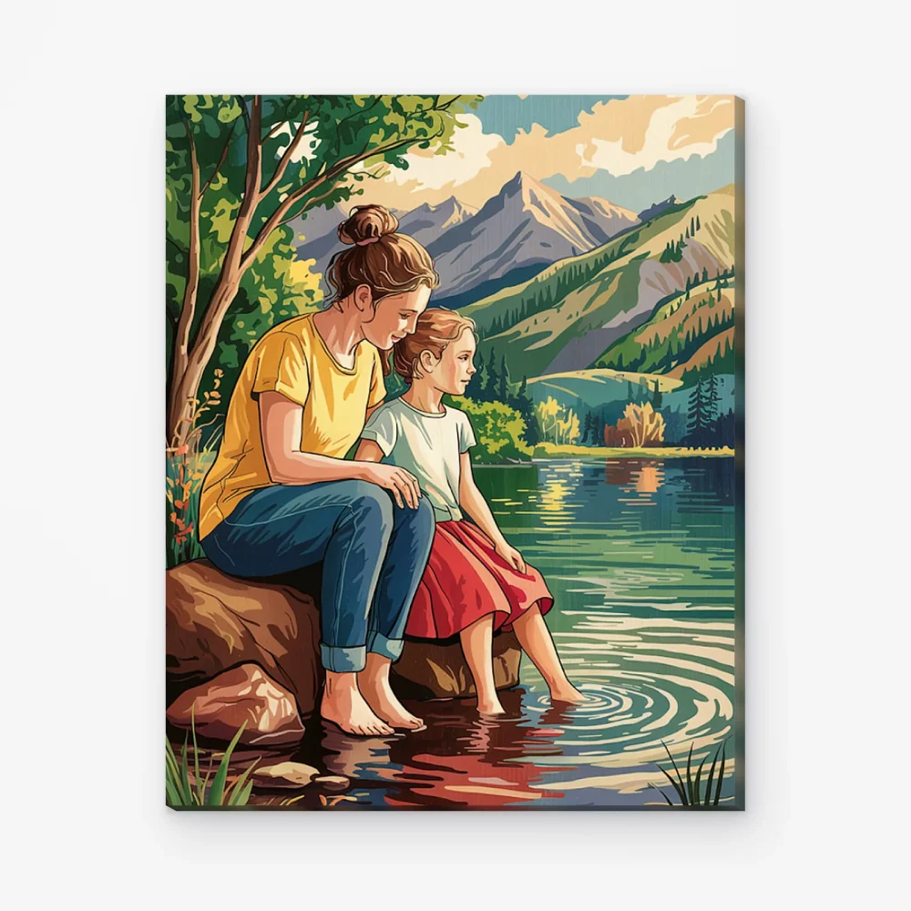 Pintar por Números - Momento junto al lago