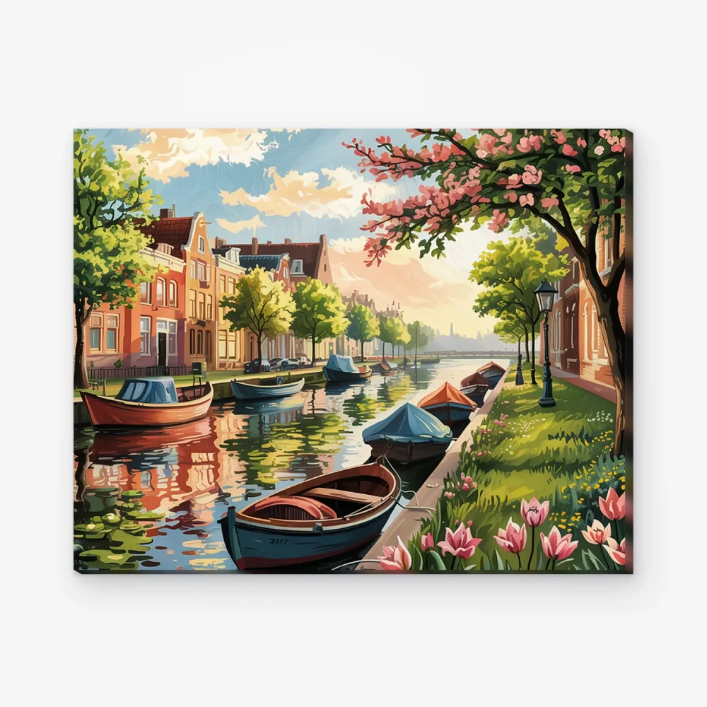 Pintar por Números - Primavera en Ámsterdam V2