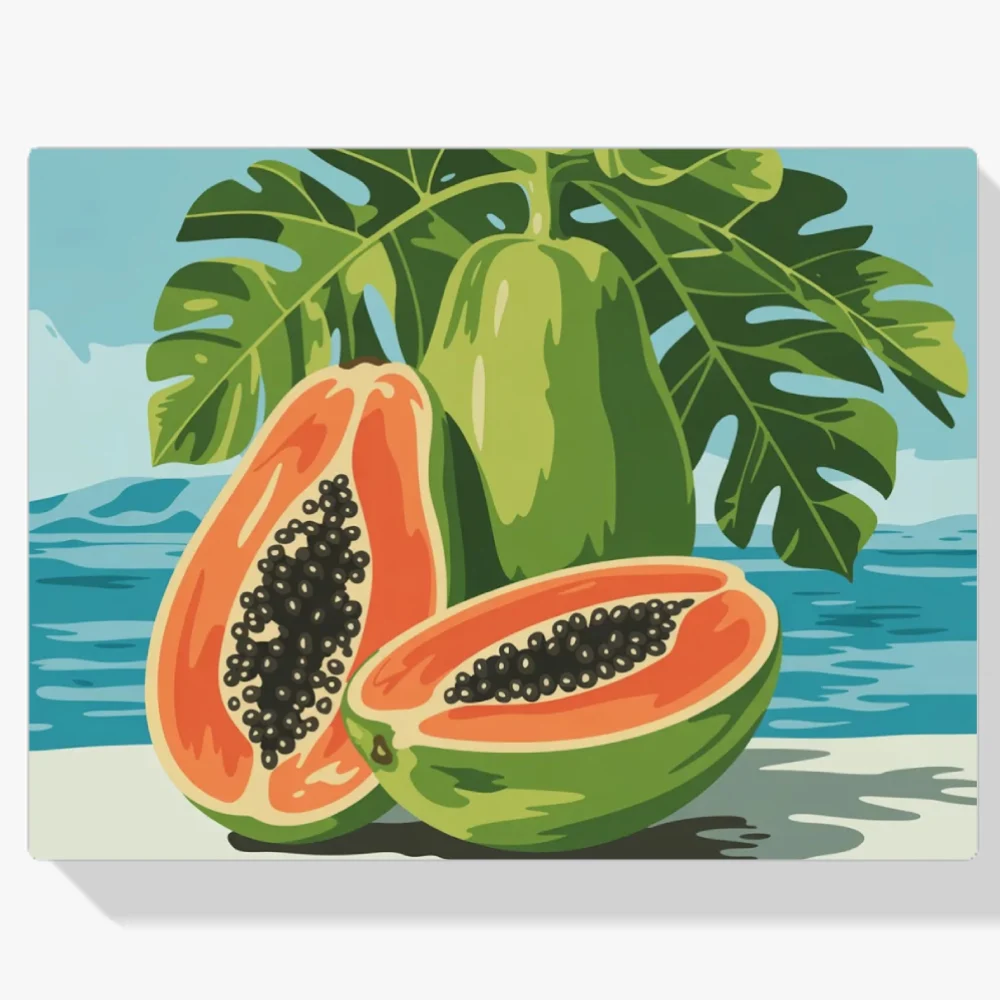 Pintar por Números - Espejismo de papaya