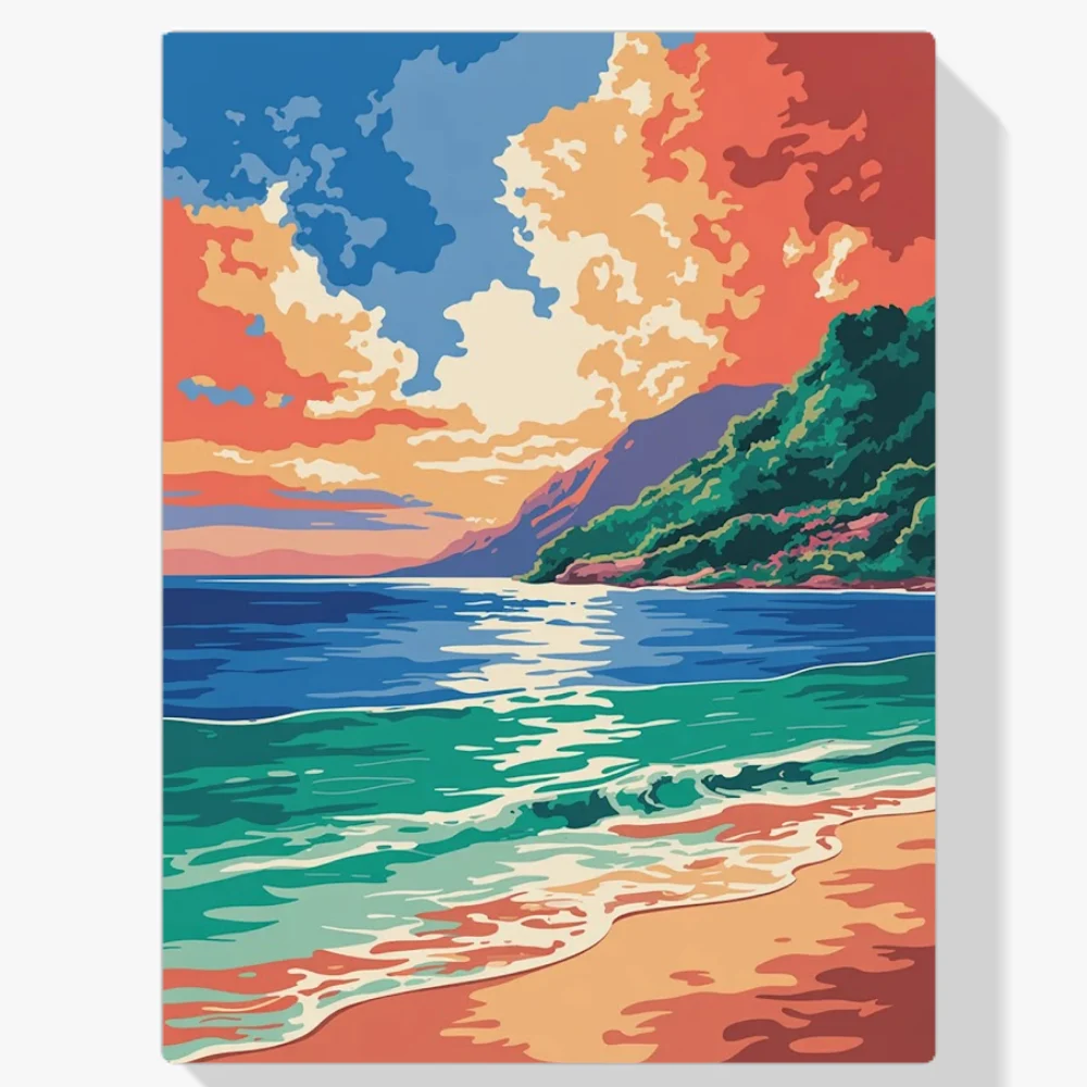 Pintar por Números - Ola de calor azul