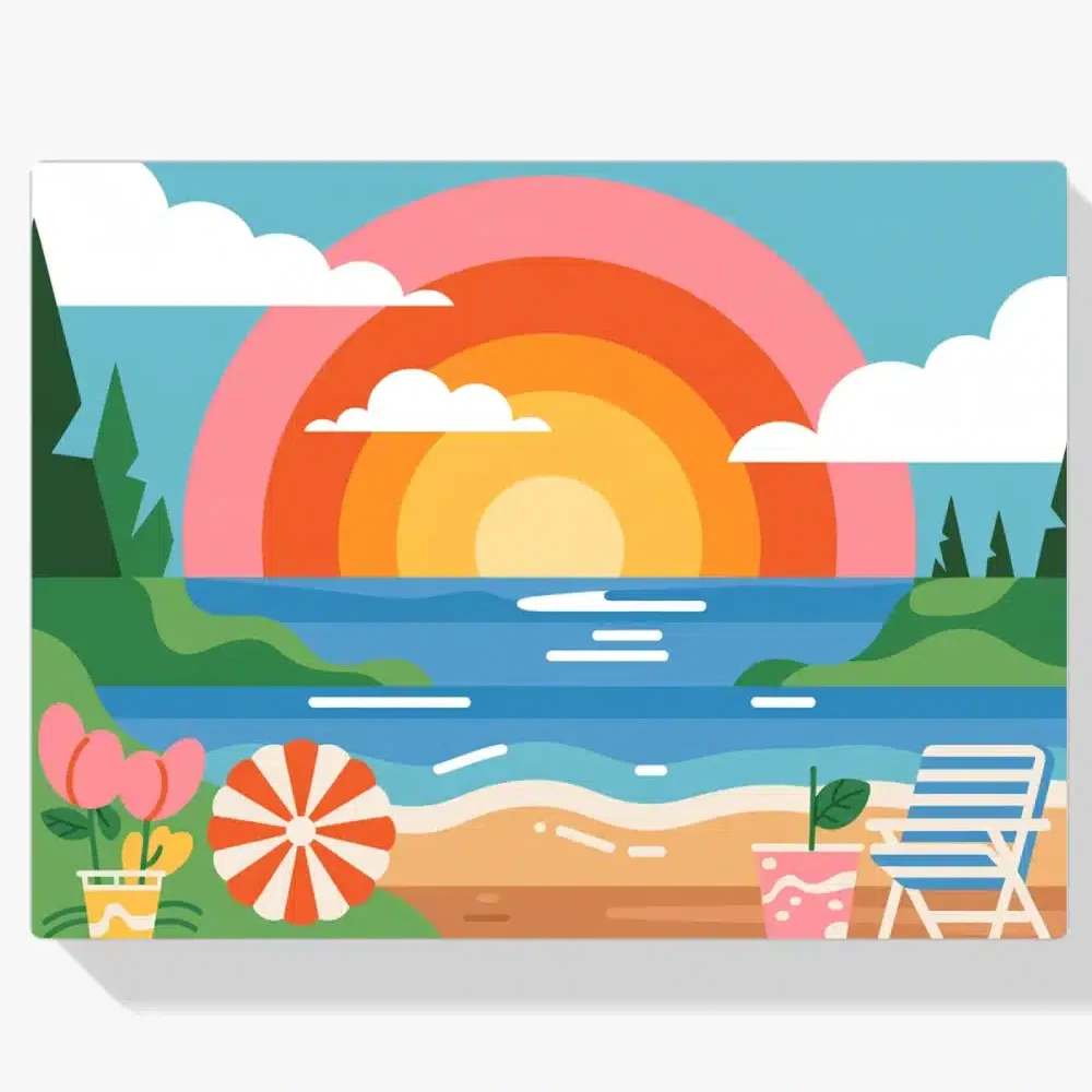 Pintar por Números - Verano en vinilo