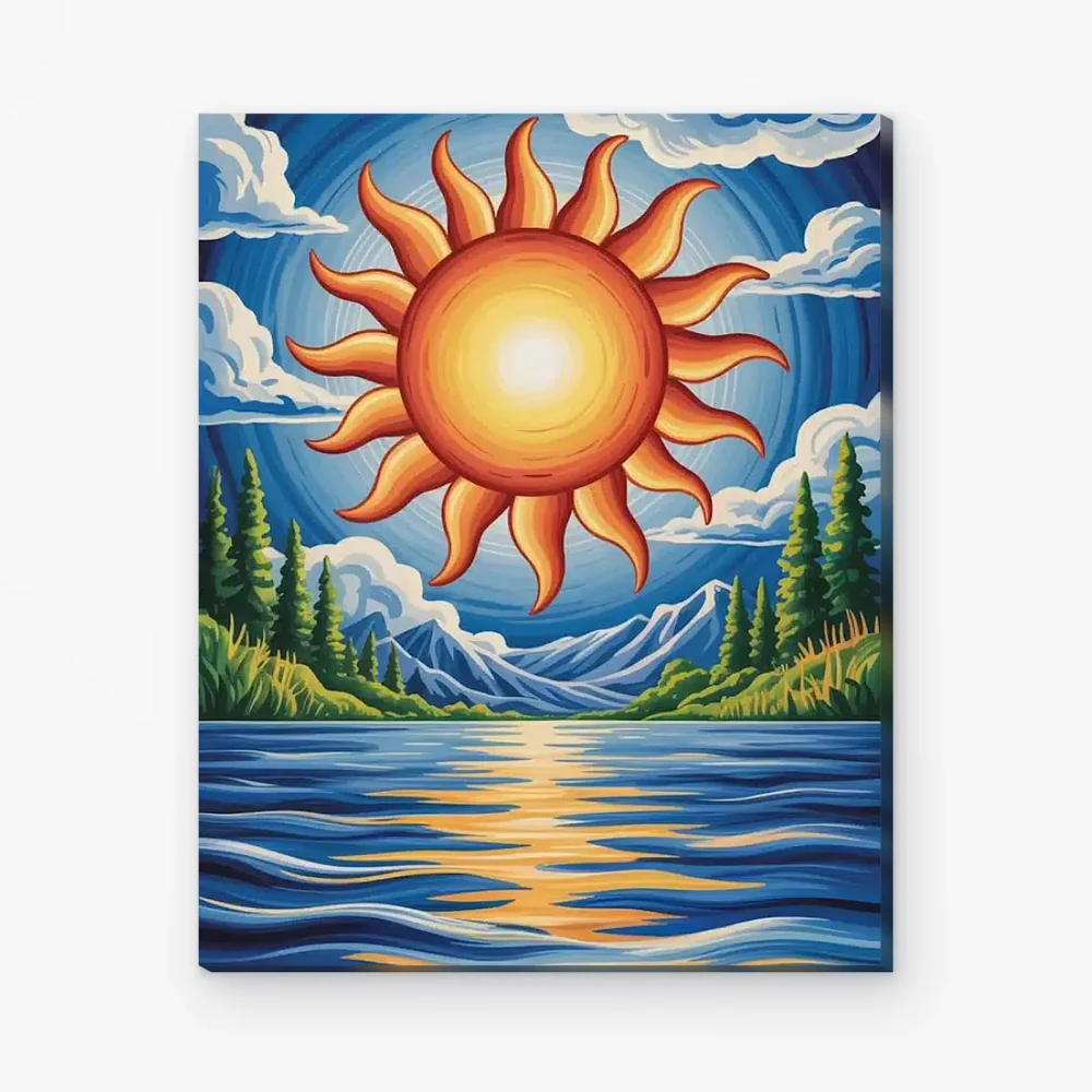 Pintar por Números - El sol escribió poemas