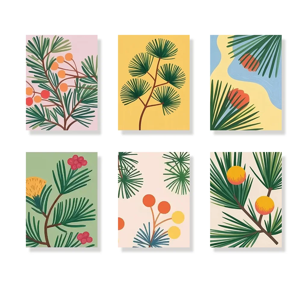 Pintar por números - 6 mini pinturas | Capricho de pino