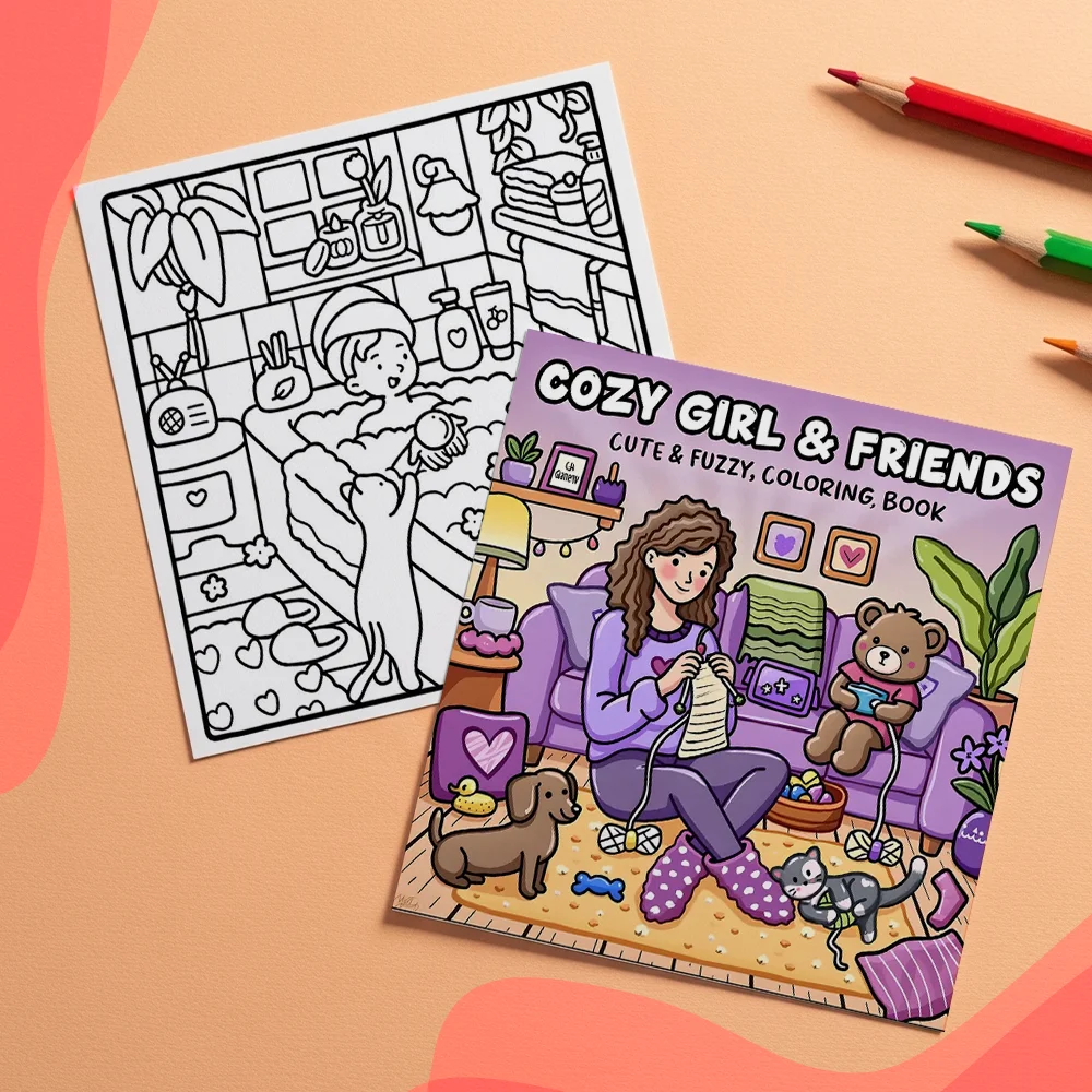 Colores por números - Días acogedores con amigos