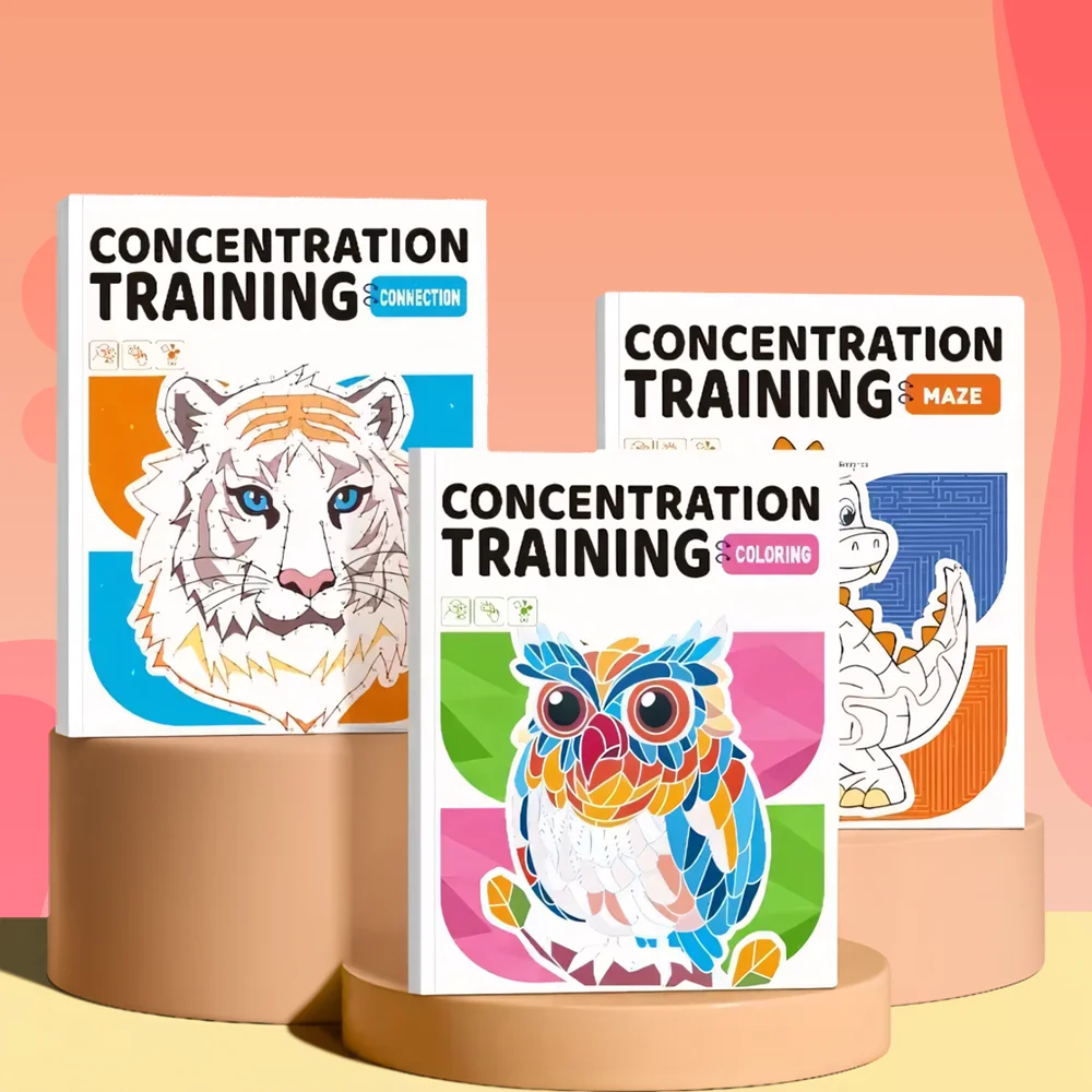 Colores por números - Dominio de la concentración - Conjunto de 3