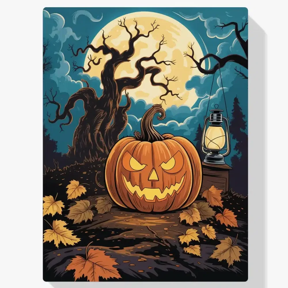 Pintar por Números - Calabaza de Halloween