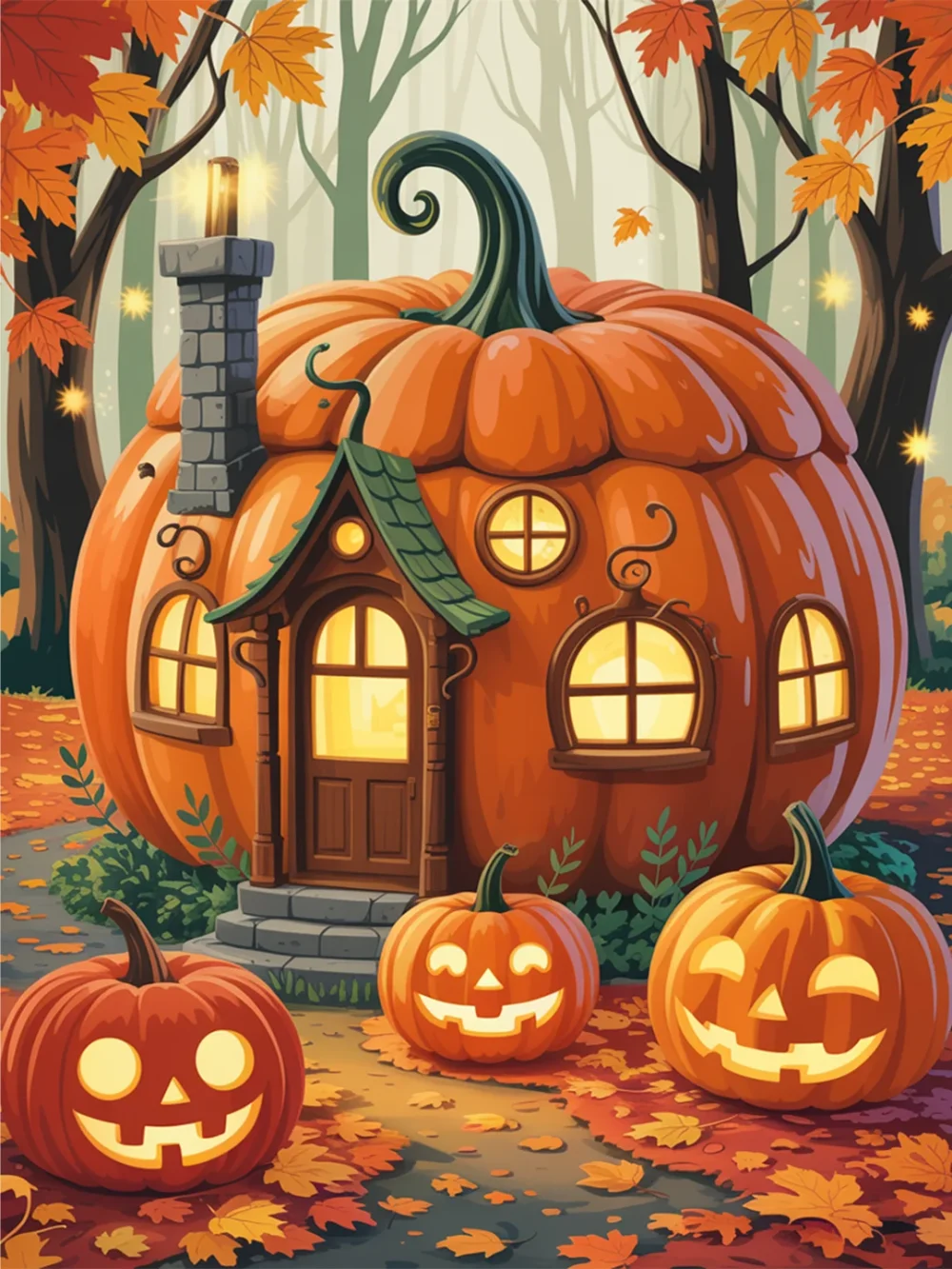 Pintar por Números - Delicia de calabaza, foto 2