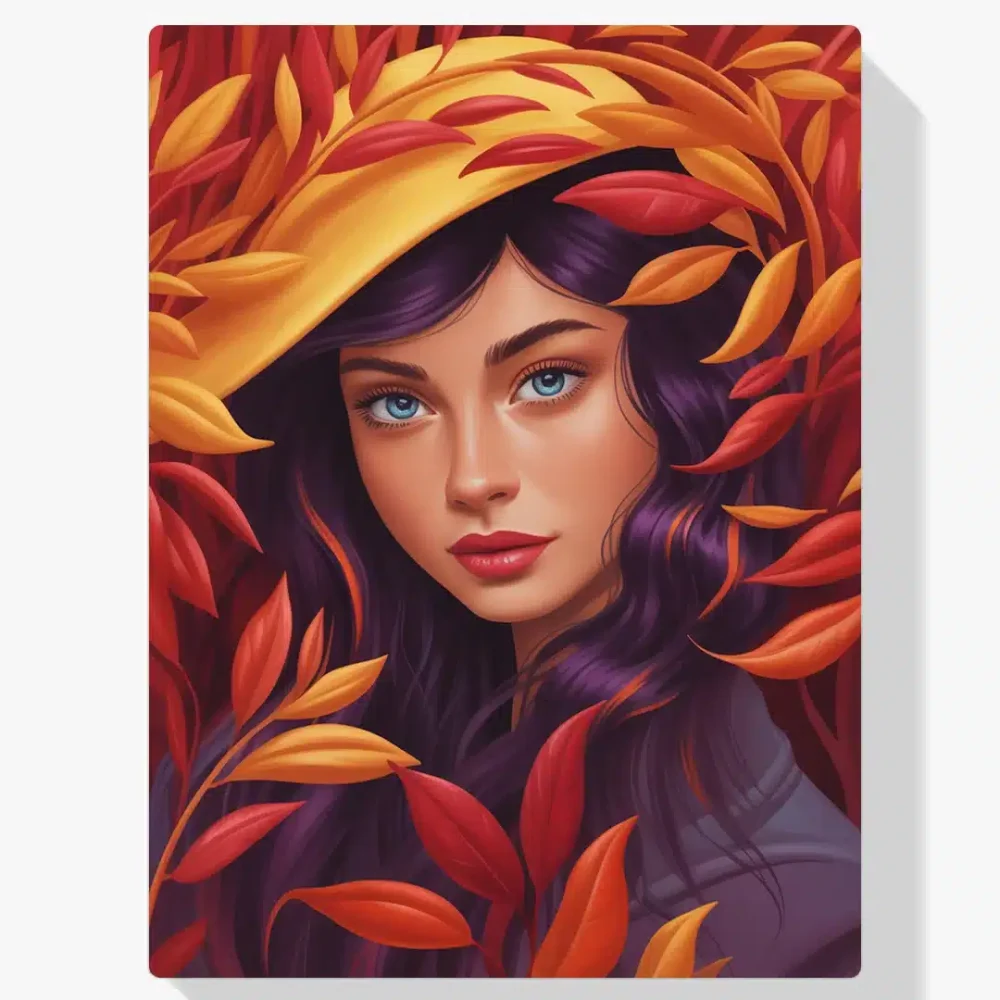 Pintar por Números - Elegancia otoñal – Mujeres florales