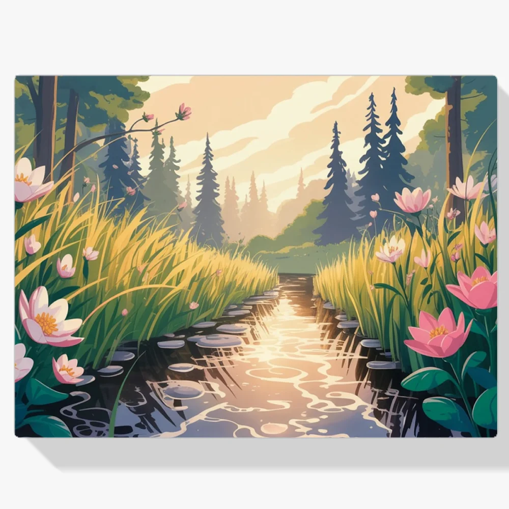 Pintar por Números - Pantano del Resplandor