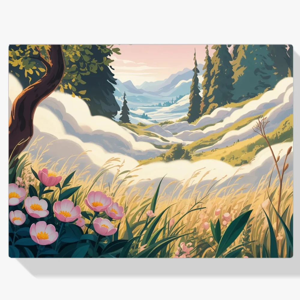 Pintar por Números - Valle de la Niebla