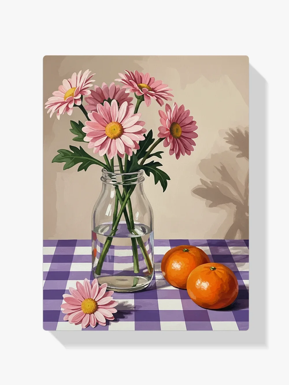Pintar por Números - Acogedor jarrón con flores y naranjas, foto 1