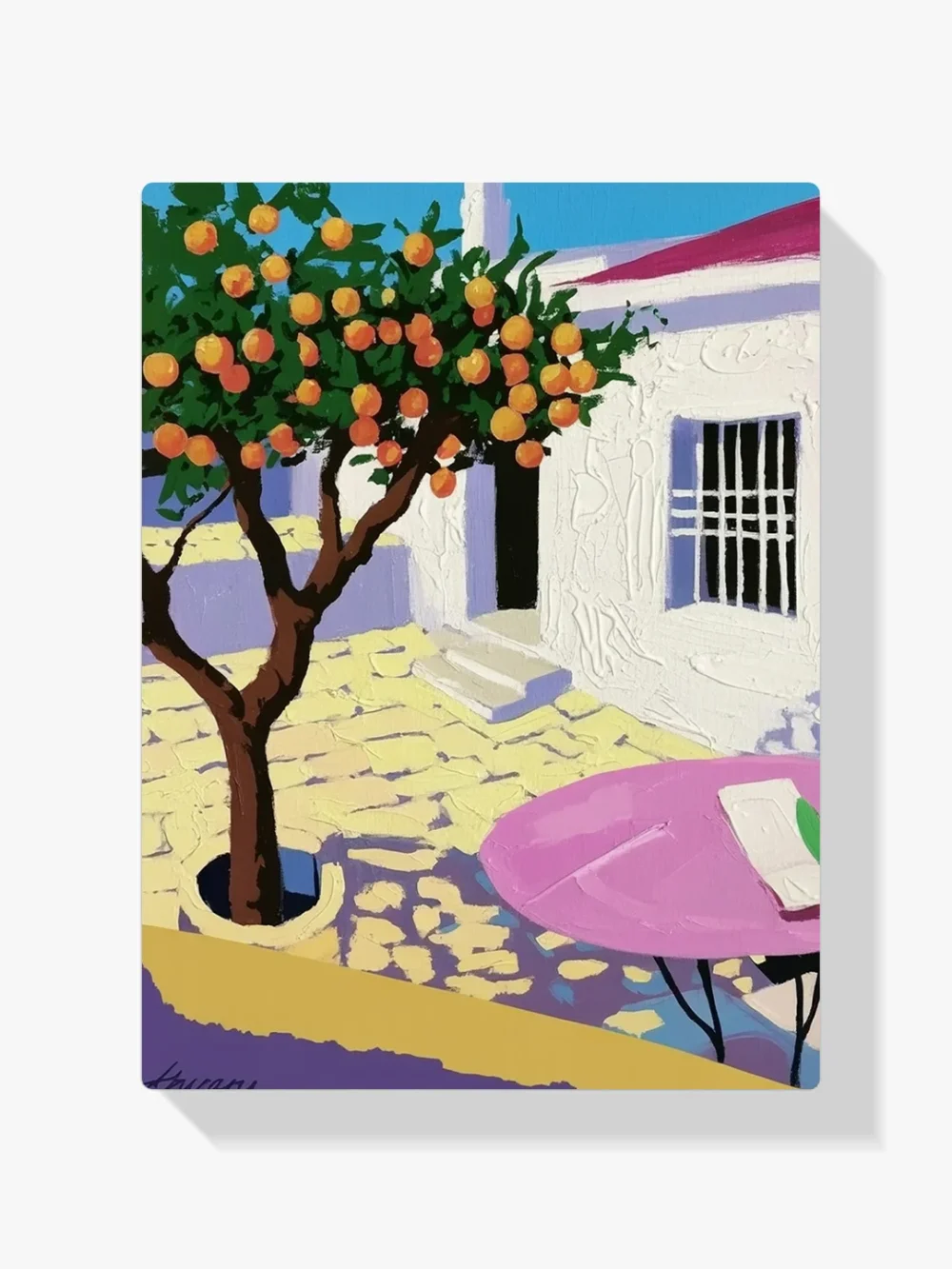 Pintar por Números - Árbol de naranjo, foto 1