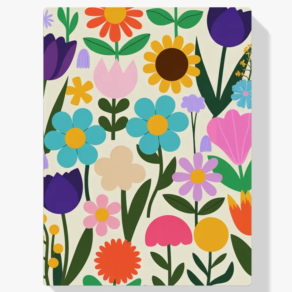 Pintar por Números - Boho Floral Botánico