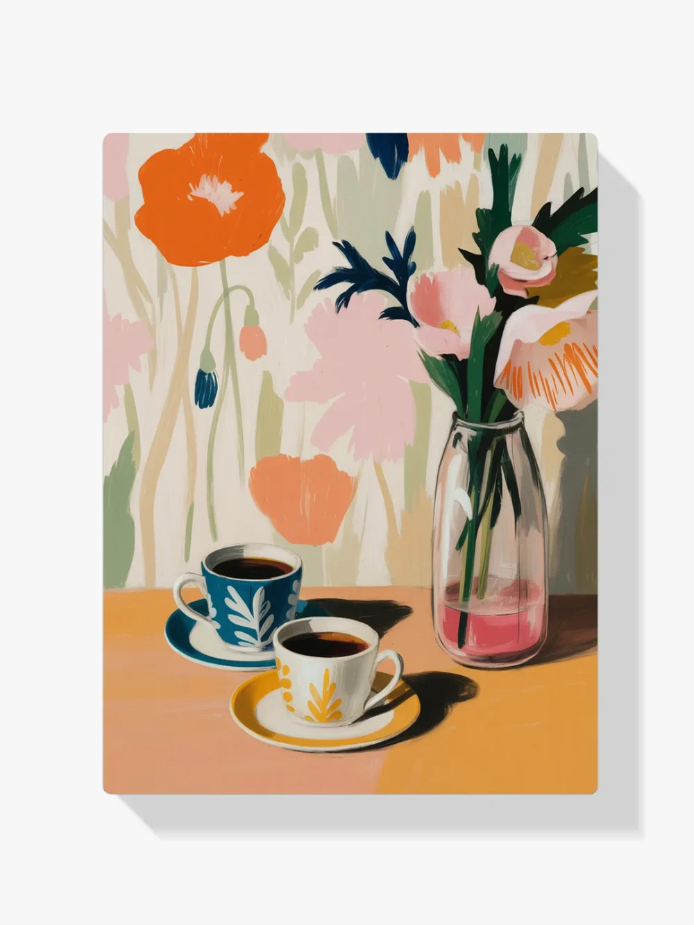 Pintar por Números - Café retro floral, foto 1