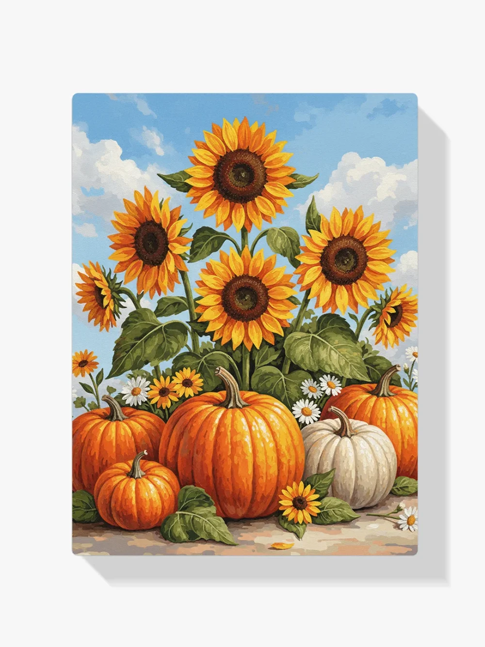 Pintar por Números - Calabaza otoñal Girasol, foto 1
